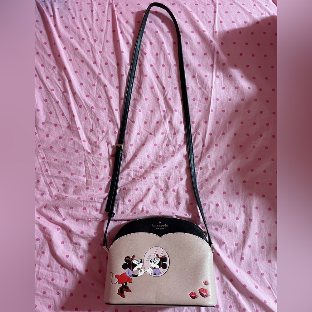 limited edition minnie mouse x kate spade new york crossbody bag